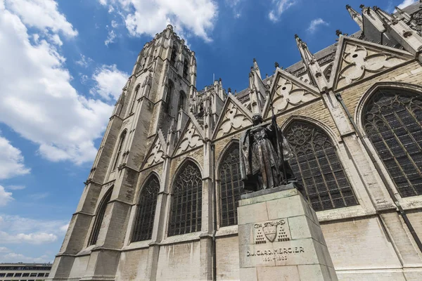 Αγίου Μιχαήλ και του Αγίου καθεδρικός στις Βρυξέλλες, Βέλγιο. — Φωτογραφία Αρχείου