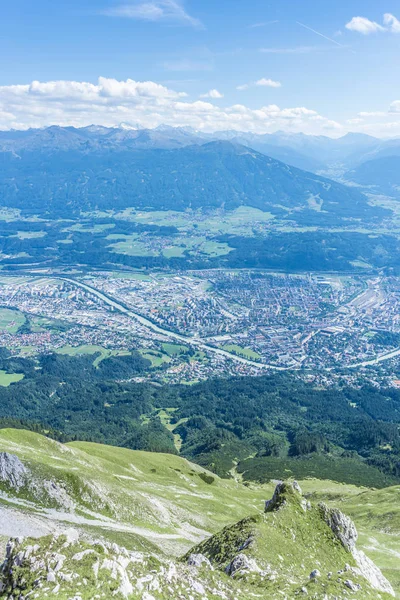Muntele Nordkette din Tirol, Innsbruck, Austria . — Fotografie, imagine de stoc