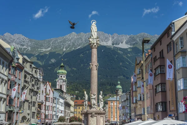 Saint anne kolumna w innsbruck, austria. — Zdjęcie stockowe