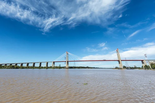 Zarate brazo largo ponte, entre rios, argentina — Foto Stock