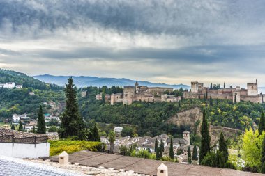 het alhambra in granada, Andalusië, Spanje.