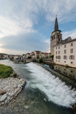 Saint Girons, Fransa 'da Le Salat Nehri