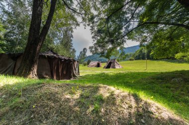 Midi-Pyrenees, Fransa 'da Parc de la Prehistoire.