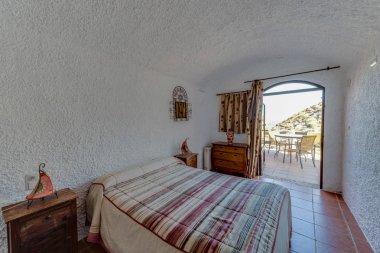 Cuevas Blancas mağaralarda Granada, Endülüs, İspanya