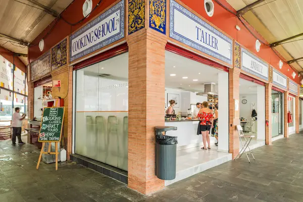 Cooking Workshop in Seville, Andalusia, Spain. — Stock Photo, Image