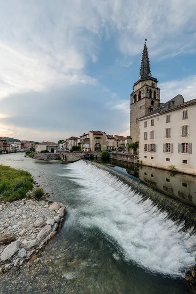 Le Salat river in Saint Girons, France — Stock Photo, Image