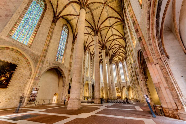 Klooster van de Jacobins in Toulouse, Frankrijk. — Stockfoto