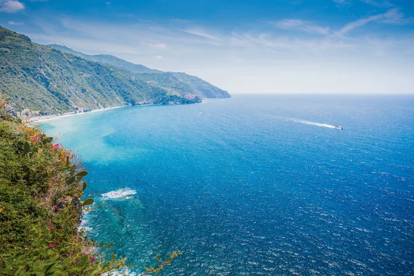 Corniglia in cinque terre, ligurien, italien. — Stockfoto