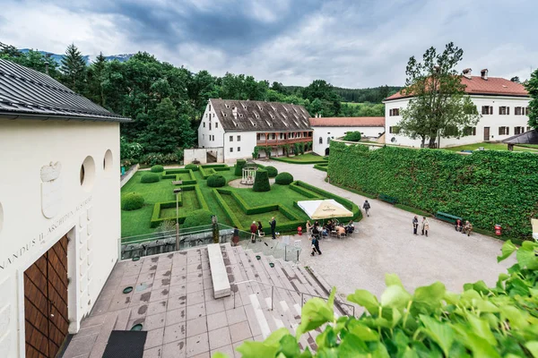 Zamek Ambras w Innsbrucku, Austria. — Zdjęcie stockowe