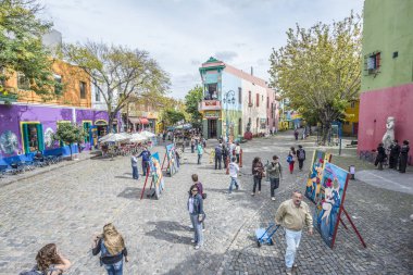 buenos aires, Arjantin sokak caminito.