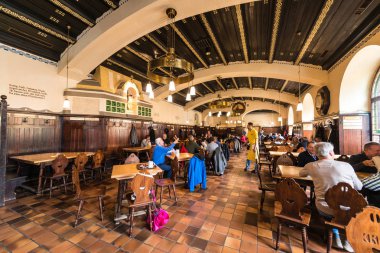 Salzburg, Avusturya 'da Augustinerbier.