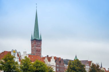 Luebeck'teki Saint Petri Kilisesi, Almanya.