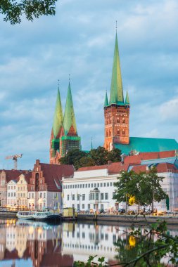 Trave Nehri, Luebeck, Almanya.