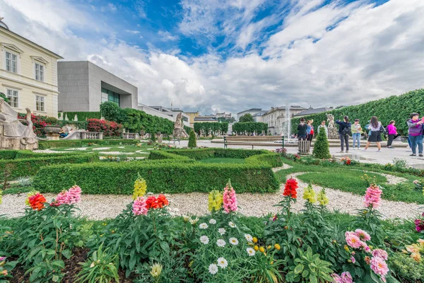 Jardín Mirabell en Salzburgo, Austria — Foto de Stock