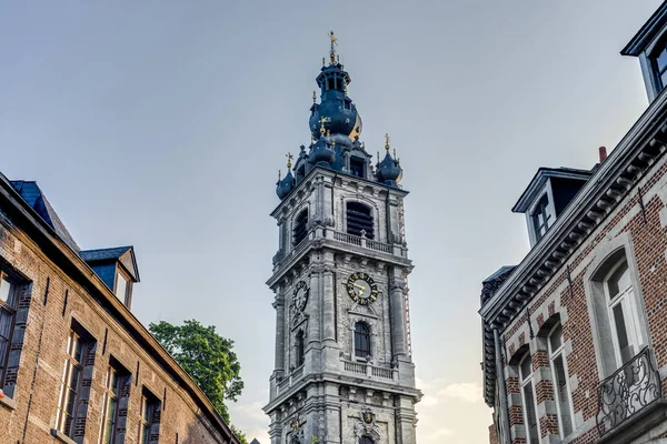 Belfry of Mons in Belgium. — Stock Photo, Image