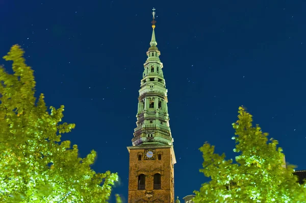 Iglesia Nikolaj en Copenhague — Foto de Stock