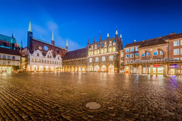 Town hall in Lubeck, Germany. — Stock Photo, Image