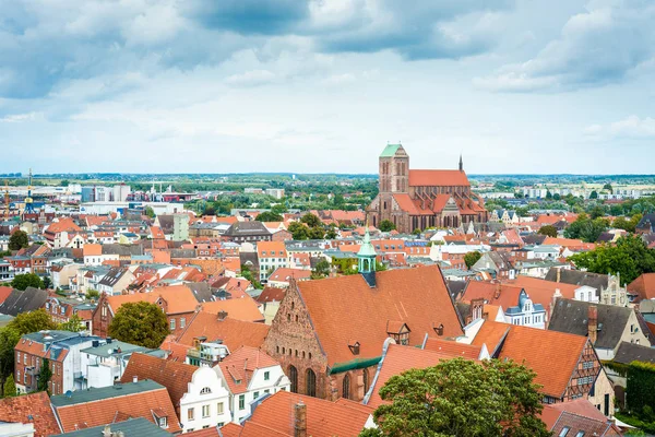 Church St. Nicholas Wismar, Németország. — Stock Fotó