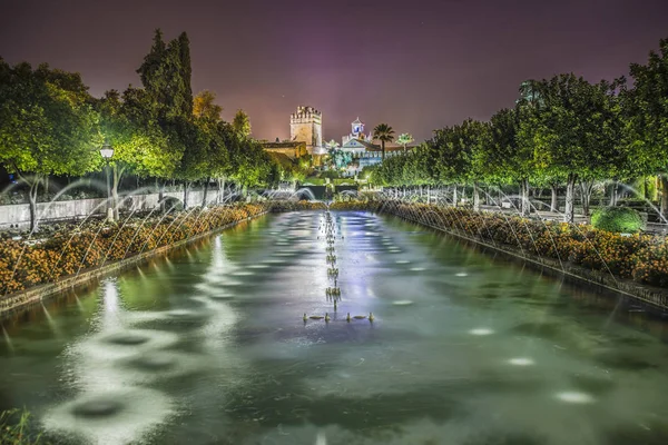 Alcazar dos Reis Cristãos, Córdoba, Espanha . — Fotografia de Stock