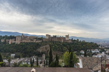het alhambra in granada, Andalusië, Spanje.