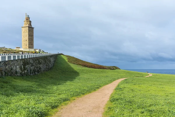 Herkulestornet i a Coruña, Galicien, Spanien. — Stockfoto