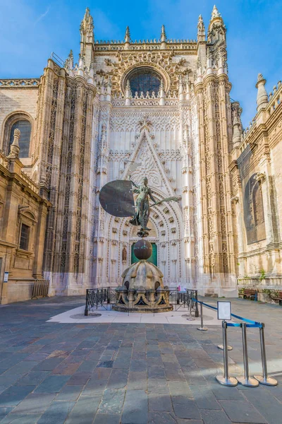 Sevilla'daki Santa Maria de la Sede de Sevilla Katedrali, İspanya — Stok fotoğraf