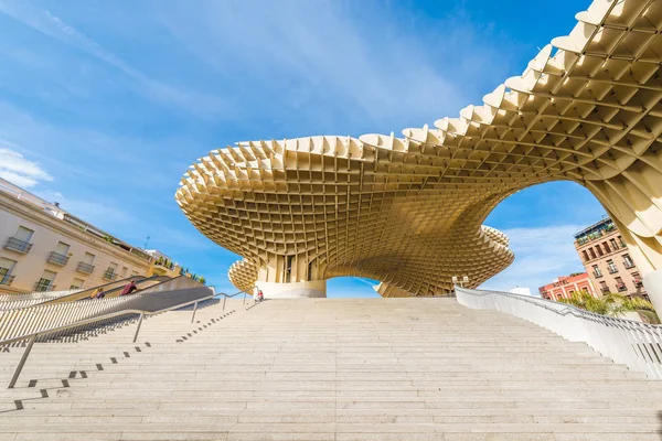 De Metropol parasol in Sevilla, Andalusië, Spanje. — Stockfoto