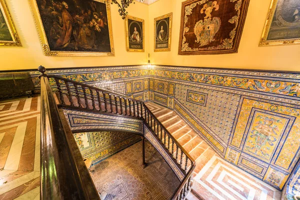 The palace of the Countess of Lebrija, in Seville, Spain. — Stock Photo, Image