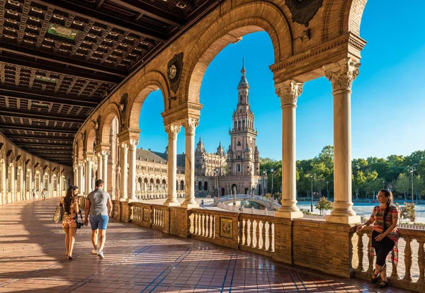 Plaza de España en Sevilla, España . —  Fotos de Stock