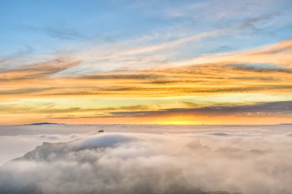 Cherfe panoramic lookout sunset — Stock Photo, Image