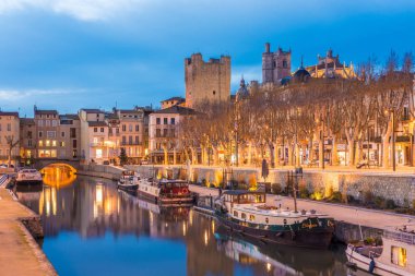 Narbonne, Fransa 'da Pont des Marchands