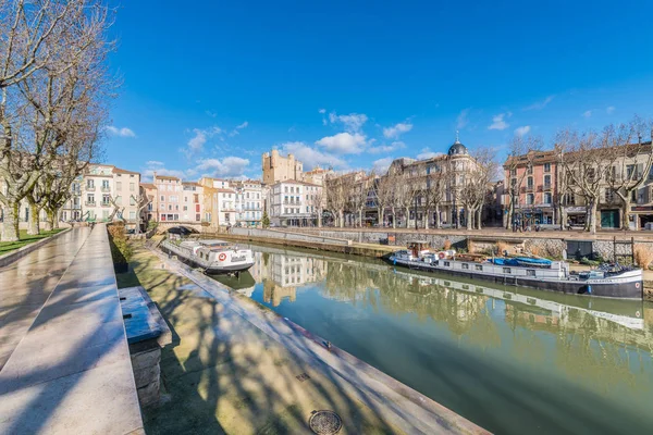 Canal de la Robine à Narbonne, France — Photo