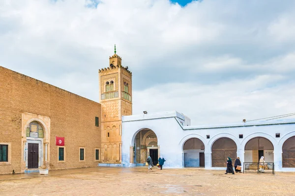 Das barbier-mausoleum in kairouan, tunesien. — Stockfoto