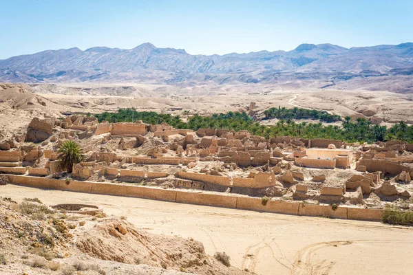 Tamaqzah settlement in Tamerza, Tozeur, Tunisia — Stock Photo, Image