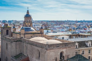 Sevilla'daki Metropol Parasol, Endülüs, İspanya.