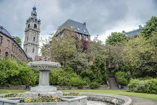 Campanario de Mons en Bélgica . —  Fotos de Stock