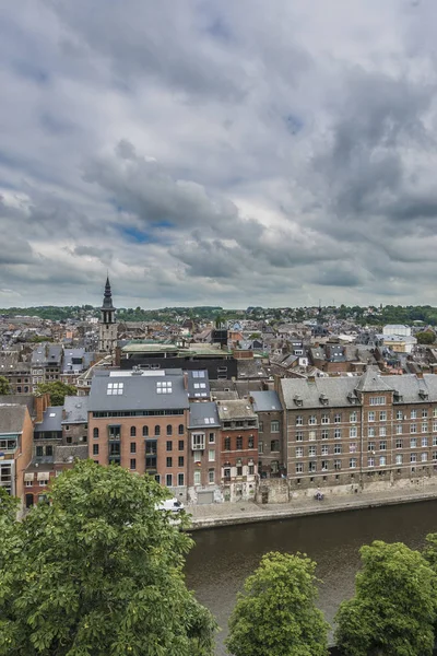 Namur manzarası, Valonya, Belçika. — Stok fotoğraf