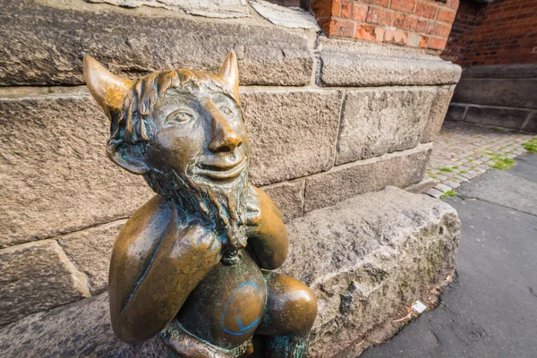 Piccolo diavolo a Luebeck, Germania . — Foto Stock