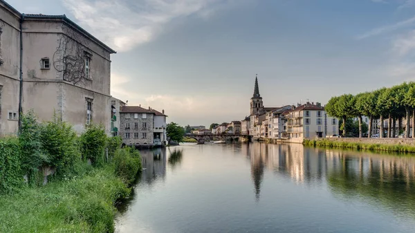 Saint Girons, Fransa 'da Le Salat Nehri — Stok fotoğraf