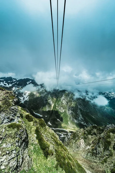 Cableway in Pic du Midi, France — Stock Photo, Image