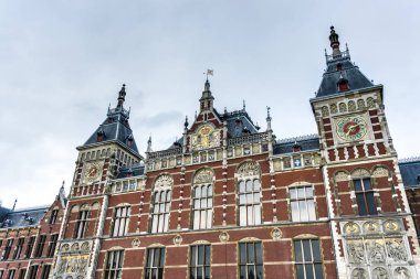 Hollanda Amsterdam Merkez Tren İstasyonu.