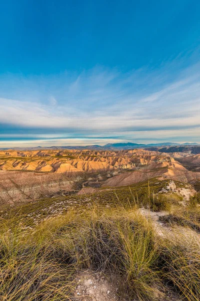 Hoya de Guadix em Andaluzia, Espanha — Fotografia de Stock