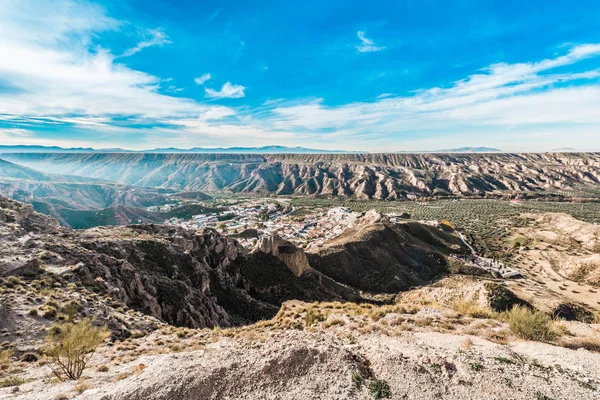 Hoya de Guadix in Andalusia, Spagna — Foto Stock