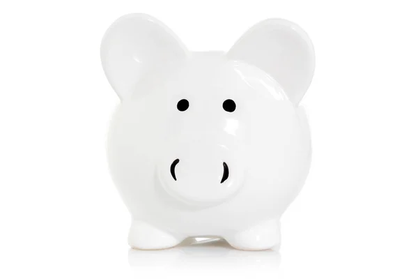 Piggy Bank Isolated White Background — Stock Photo, Image