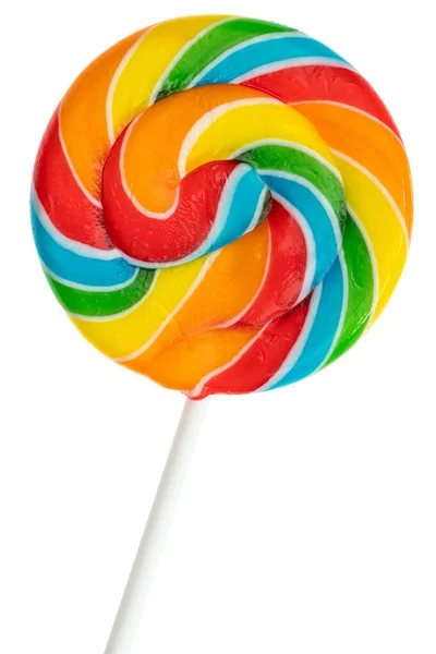 Lollipop Colorido Aislado Sobre Fondo Blanco — Foto de Stock