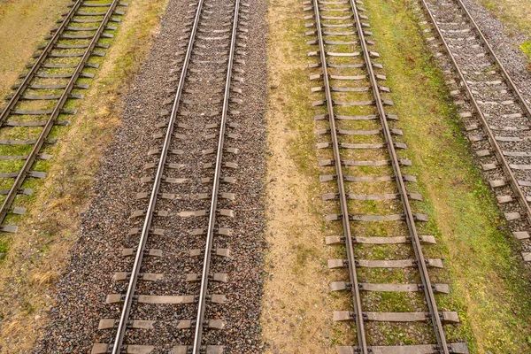 Leere Bahngleise Für Züge Top Konkurrenz — Stockfoto