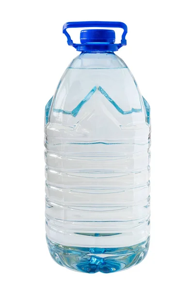 Μεγάλο Μπουκάλι Νερό Που Απομονώνεται Λευκό Φόντο — Φωτογραφία Αρχείου