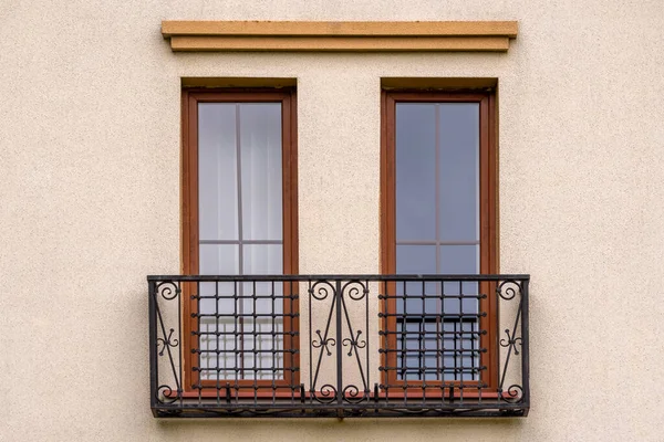 Modern Woongebouw Met Balkon — Stockfoto