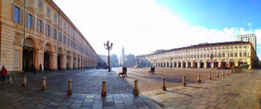 Via Torino, İtalya'nın panoramik fotoğraf
