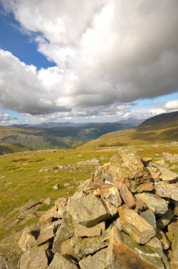 Tipik toplayan lake district Birleşik Krallık.